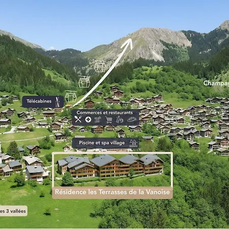 Tome, Superbe Avec Terrasse Vue Montagne * La Plagne